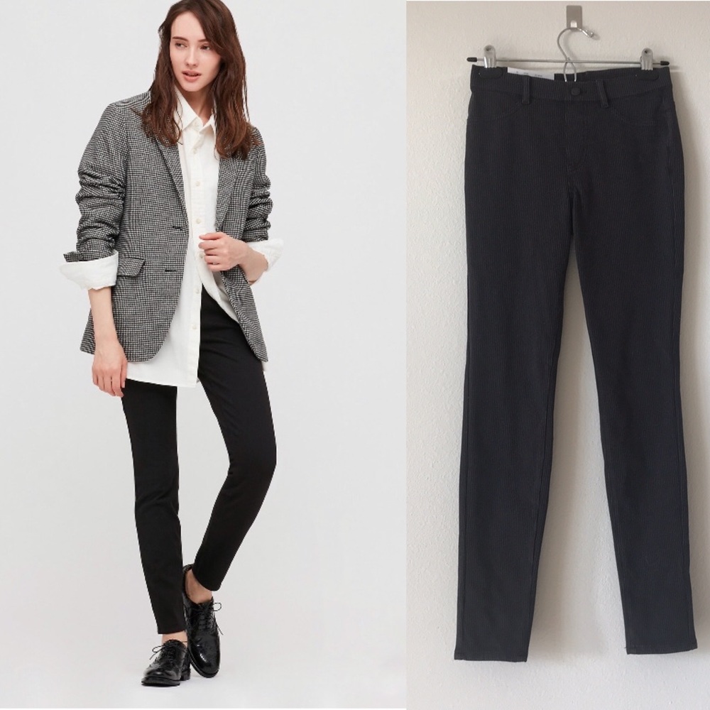 Uniqlo legging pants. New. Striped, small.